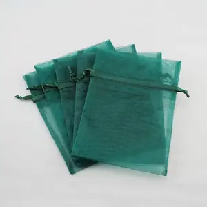 Organza Bag Medium Hunter Green