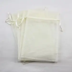 Organza Bag Large Cream