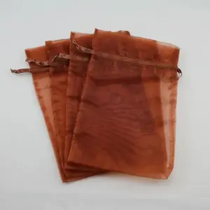 Organza Bag Large Brown