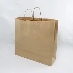 #26 Paper Twist Handles Gift Bag Natural 45x43cm height