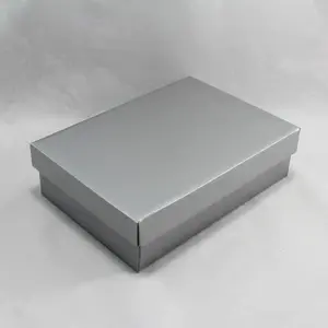 Small Shirt Box 33x23x9.5cm Silver