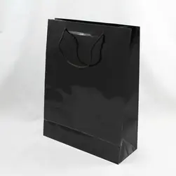 Large Gloss Gift Bag Black 35x45x13.5cm