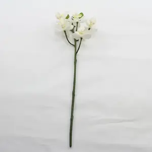 1. Artificial Mini Real Touch Phalaenopsis Orchid Cream 25cm thumbnail
