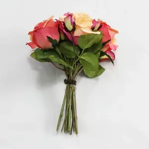 1. Rosebud Bush x 13 25cm Peach Mix thumbnail