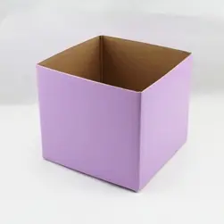 Small Square Box Base Lavender 