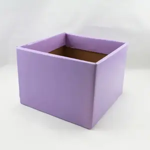 Medium Square Box Base 17x17x12cm height Lavender