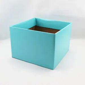Medium Square Box Base 17x17x12cm height Light Blue
