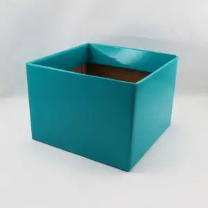 Medium Square Box Base 17x17x12cm height Turquoise