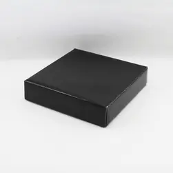 Small Square Box Lid Black