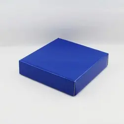 Small Square Box Lid Royal Blue
