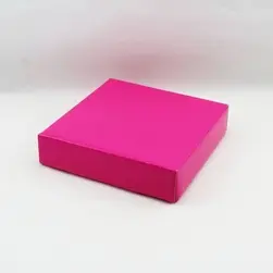 Small Square Box Lid Hot Pink