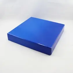 Large Square Box Lid Royal Blue