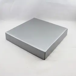 Large Square Box Lid Silver