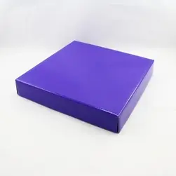 Large Square Box Lid Purple