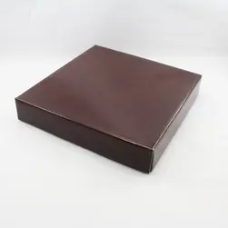 Large Square Box Lid Chocolate