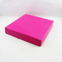 Large Square Box Lid Hot Pink