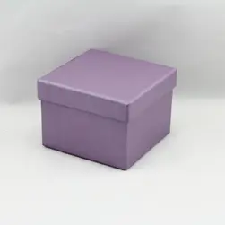 Solid Box Small Metallic Lilac