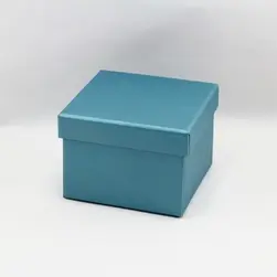 Solid Box Small Metallic Ice Blue