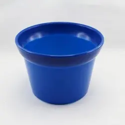 No. 6 Plastic Pot 16.5cm(D) x 12cm(H) Royal Blue