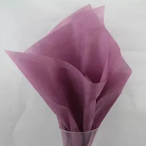 Premium Nonwoven Wrap Pkt 50 Aubergine