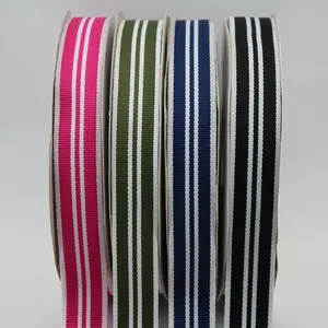 Striped Grosgrain Ribbon 22mmx20m