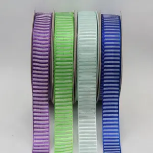 Striped Satin Ribbon 15mmx25m #2