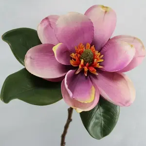 Real Touch Large Magnolia Light Purple 74cm