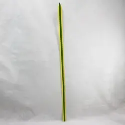 Narrow Sword Leaf 2.5cmx90cm Green/Yellow