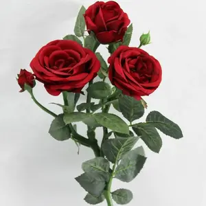 Sabrina Rose Spray Red 66cm