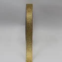 Nylon Metallic Taffeta Ribbon 16mmx30m Gold