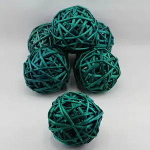 Willow Ball 8cm Pkt 6 Green