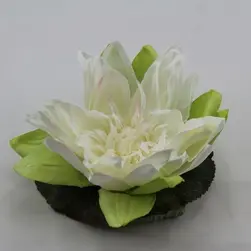 Floating Lotus Flower White 15cm