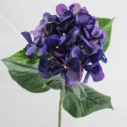 Single Large Hydrangea 76cm Purple