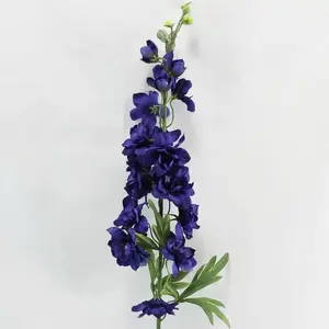 Large Delphinium Spray 92cm Dark Purple