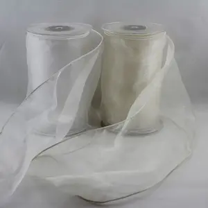 Wired Edge Organza Ribbon 150mmx10m