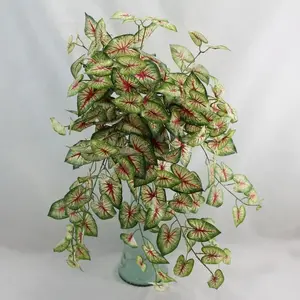 Artificial Caladium Hanging Bush 70cm