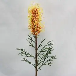 Artificial Grevillea Flower Orange 80cm