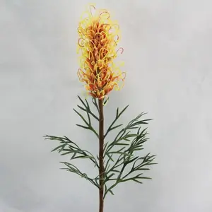 Artificial Grevillea Flower Orange 80cm