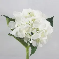 Classic Artificial Hydrangea Flower White 49cm