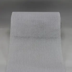 Linen Ribbon White 120mmx4.5m