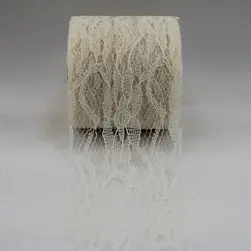 Cut Edge Lace Ribbon Ivory 70mmx9.1m
