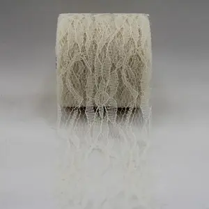 Cut Edge Lace Ribbon Ivory 70mmx9.1m