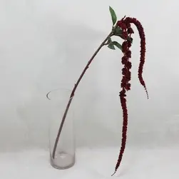 Long Amaranthus Berry Tail Spray Red 122cm