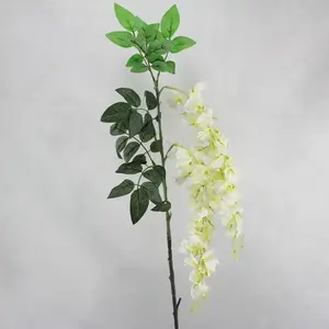 Tall Wisteria Spray 100cm White