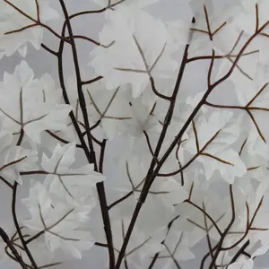 2. White Maple Leaf Spray 86cm  thumbnail
