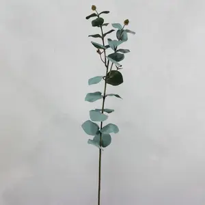1. Blue/Grey Eucalyptus Gum Leaf Spray 80cm thumbnail