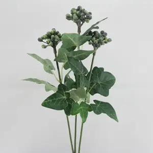 Green Berry Ivy Spray 33cm