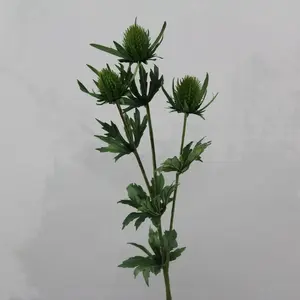 Thistle Spray 66cm Dark Green