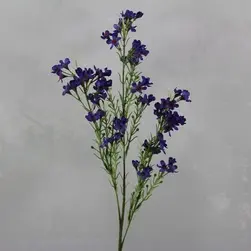 Artificial Geraldton Wax Flower Spray 68cm Purple