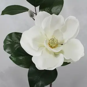 1. Large White Magnolia with Leaves & Buds 70cm thumbnail